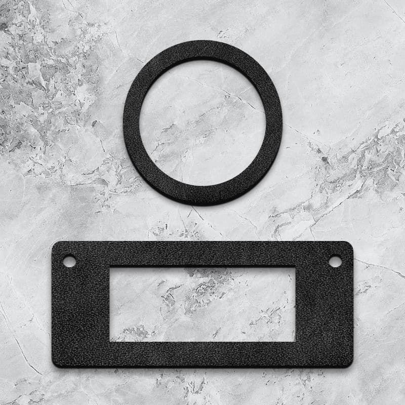 Gumowe uszczelki na wymiar, cięcie laserowe