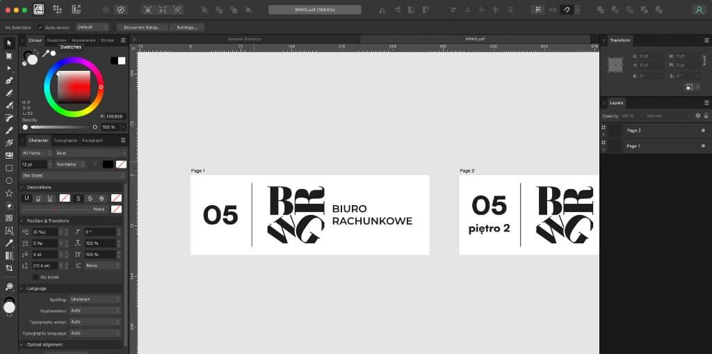 Projekt graficzny przygotowany do grawerowania laserowego