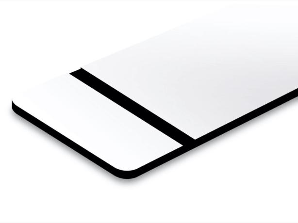 Biały / Czarny - Laminat Grawerski