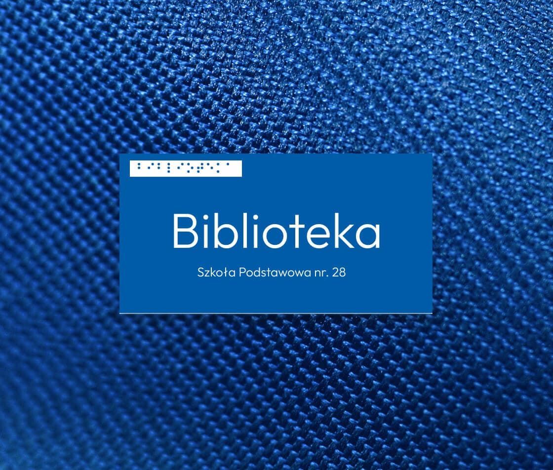 Tabliczki z Braillem wykonane z laminatu grawerskiego dla szkół