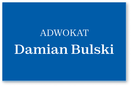 Niebieska tabliczka imienna adwokata
