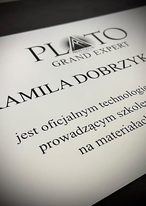 Tabliczka pamiątkowa grawerowana z laminatu