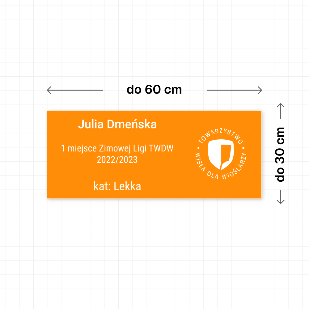 Tabliczka pamiątkowa dla żołnierzy wykonana z laminatu grawerskiego w kolorze srebrnym