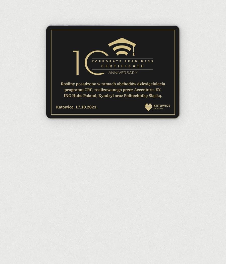 Tabliczka informacyjna zewnętrzna w niestandardowym formacie