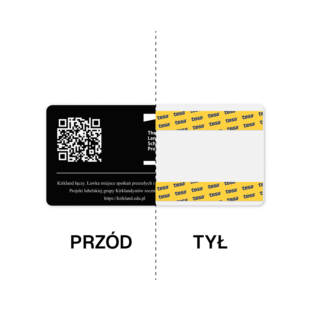 Tabliczka QR samoprzylepna