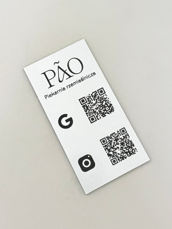 Tabliczki qr instagram