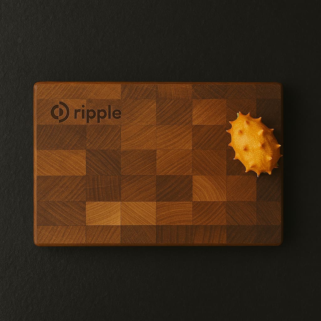 Drewniana deska do krojenia z grawerem laserowym