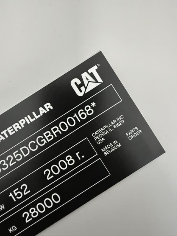 Tabliczka opisowa CAT