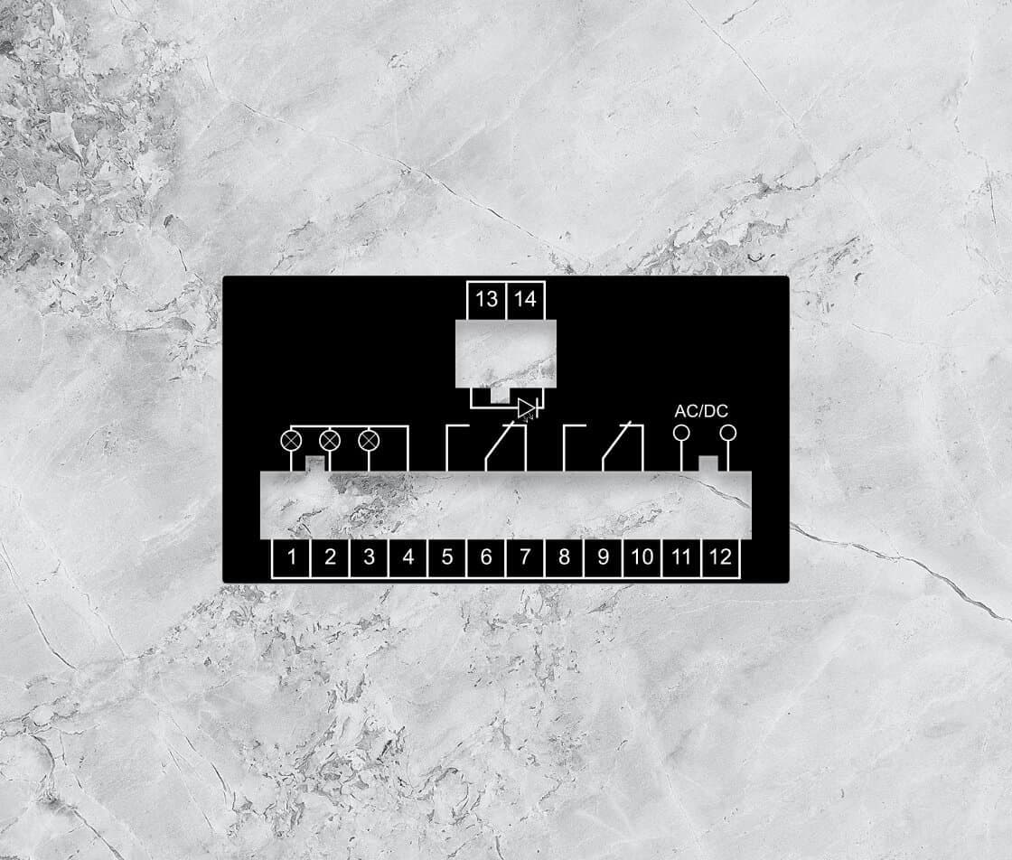 Tabliczki do maszyn, grawerowane laserowe