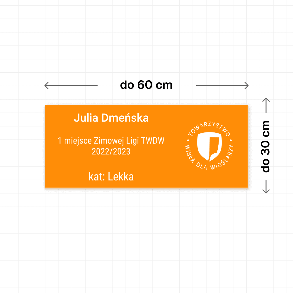 Tabliczka pamiątkowa dla żołnierzy wykonana z laminatu grawerskiego w kolorze srebrnym